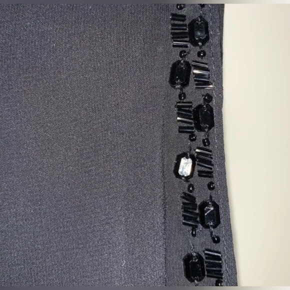 Scarlett, Black Sleeveless, Embellished Chiffon, cocktail Dress, SZ 08 - Picture 10 of 16